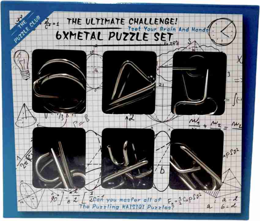 Challenging Metal Wire Puzzle Brain Teaser Game For Adults Kids