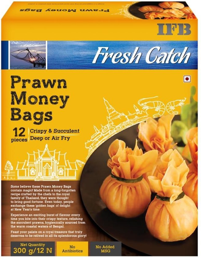 IFB Fresh Catch Prawn Money Bags 300 g Price in India Buy IFB