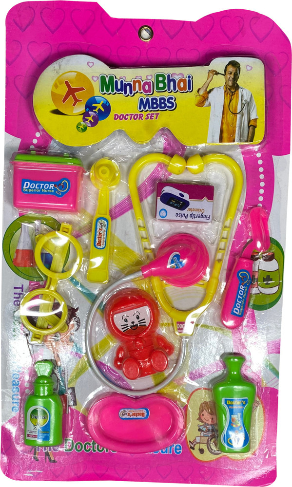 country cart Doctor Set Toy for Boys Girls and Kids Multicolor