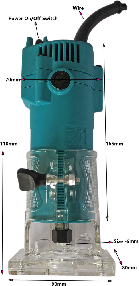 Router trimmer machine top