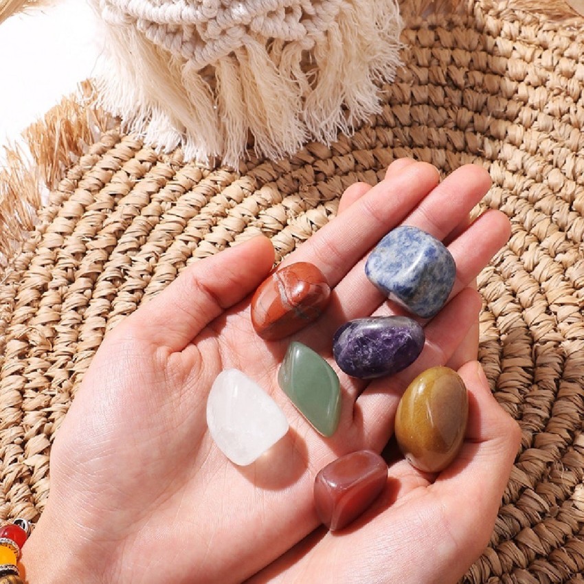 Bundle of 52 tumbled gemstones deals