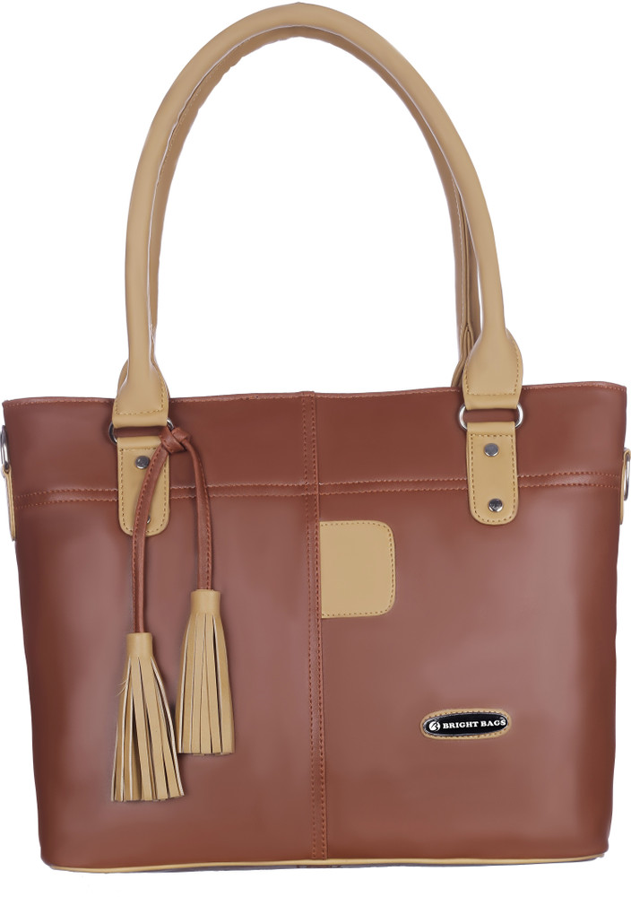 Bright Bags Brown Hand held Bag Casual Girl s Western Look Lightweight Handbags Brown Price in India Flipkart