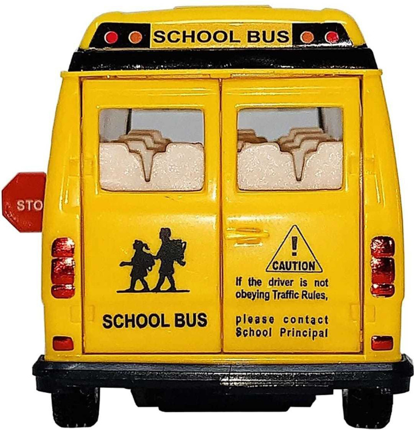 White school 2025 bus toy