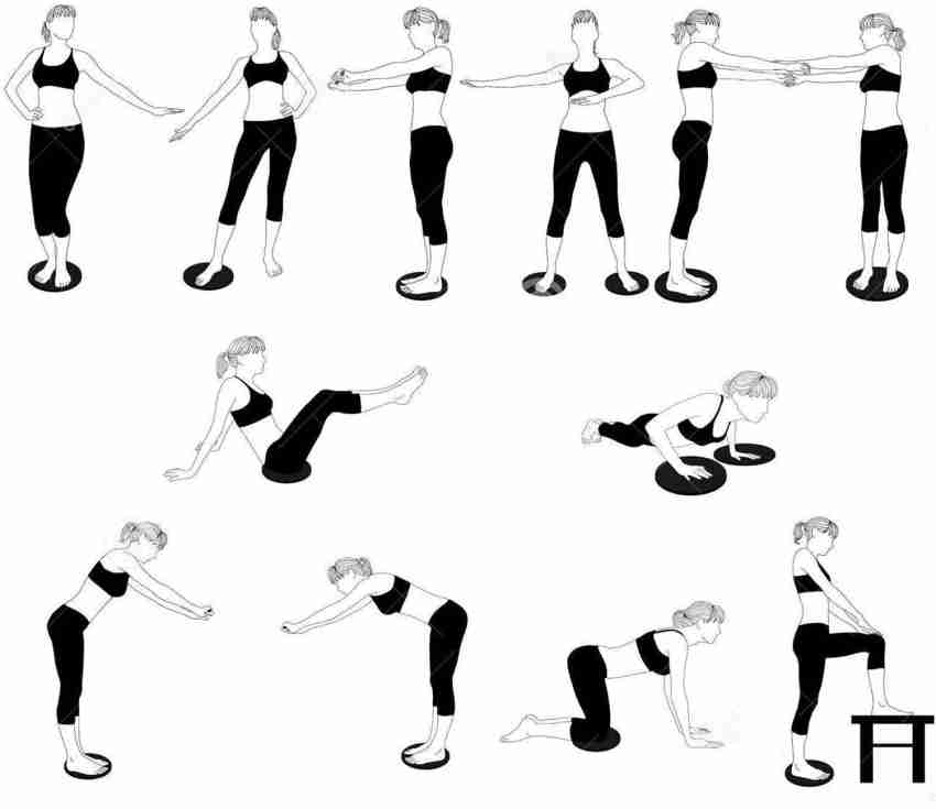 Rotating waist online exercise