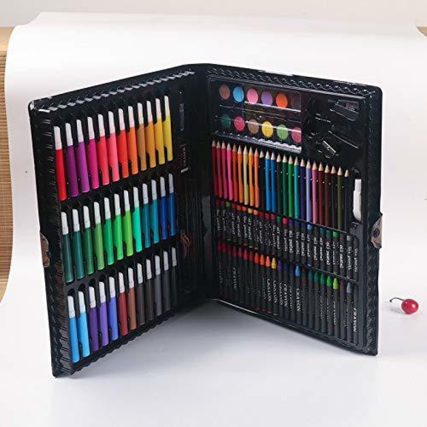150-Piece Art Set, Deluxe Professional Color Set, Art Kit for Kids and  Adult, with Compact Portable Case