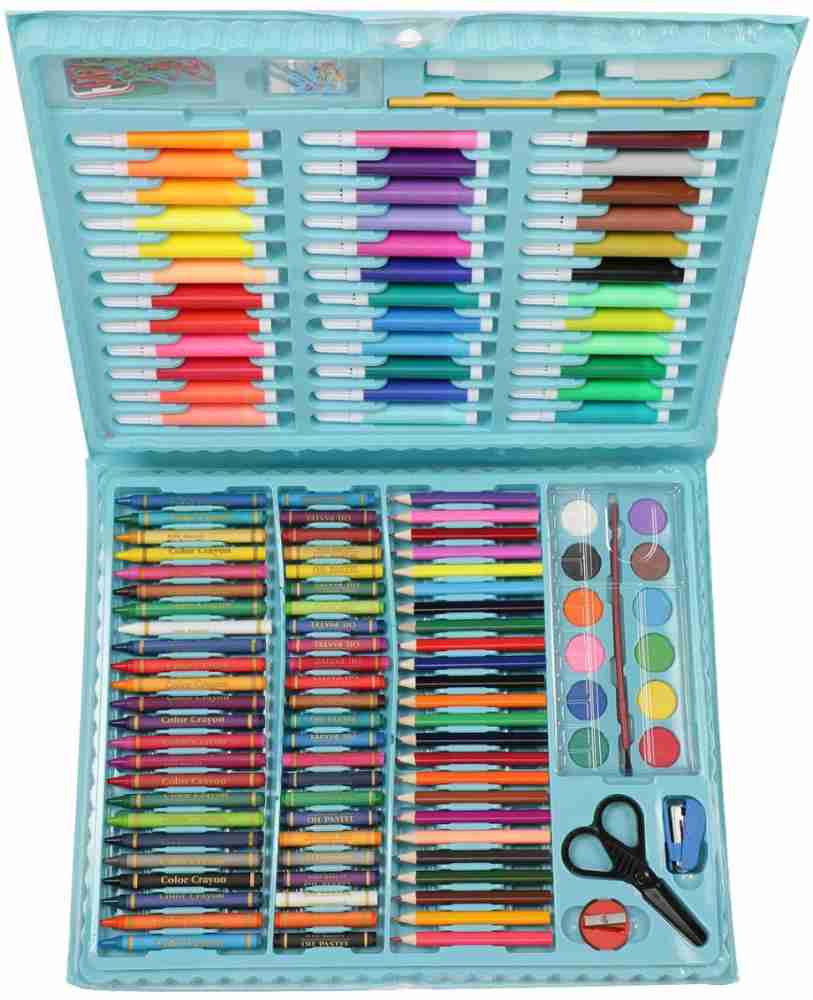 Art Set , 150 Piece Kids Coloring Set With Pencils, Paints, Crayons And More