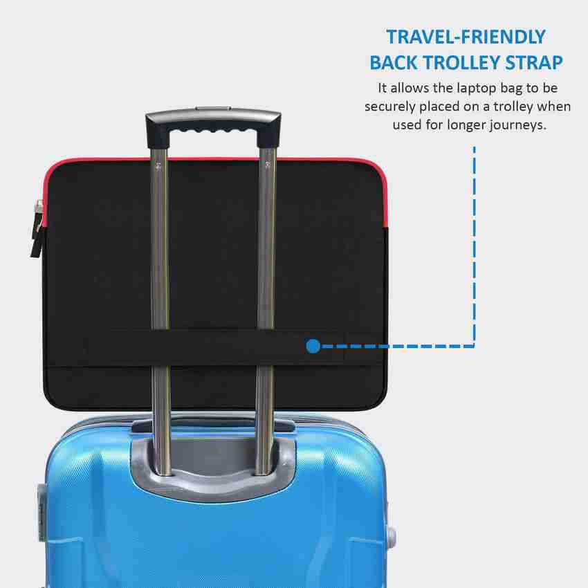 Laptop bag with luggage strap hot sale