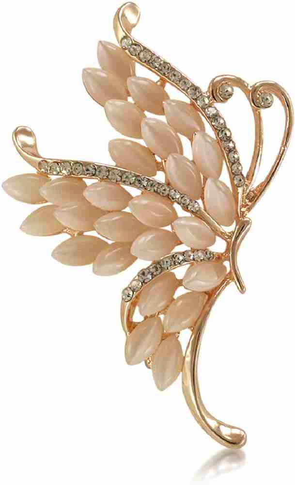 Fabfashion Beautiful Butterfly Brooch Pin for Women and Ladies