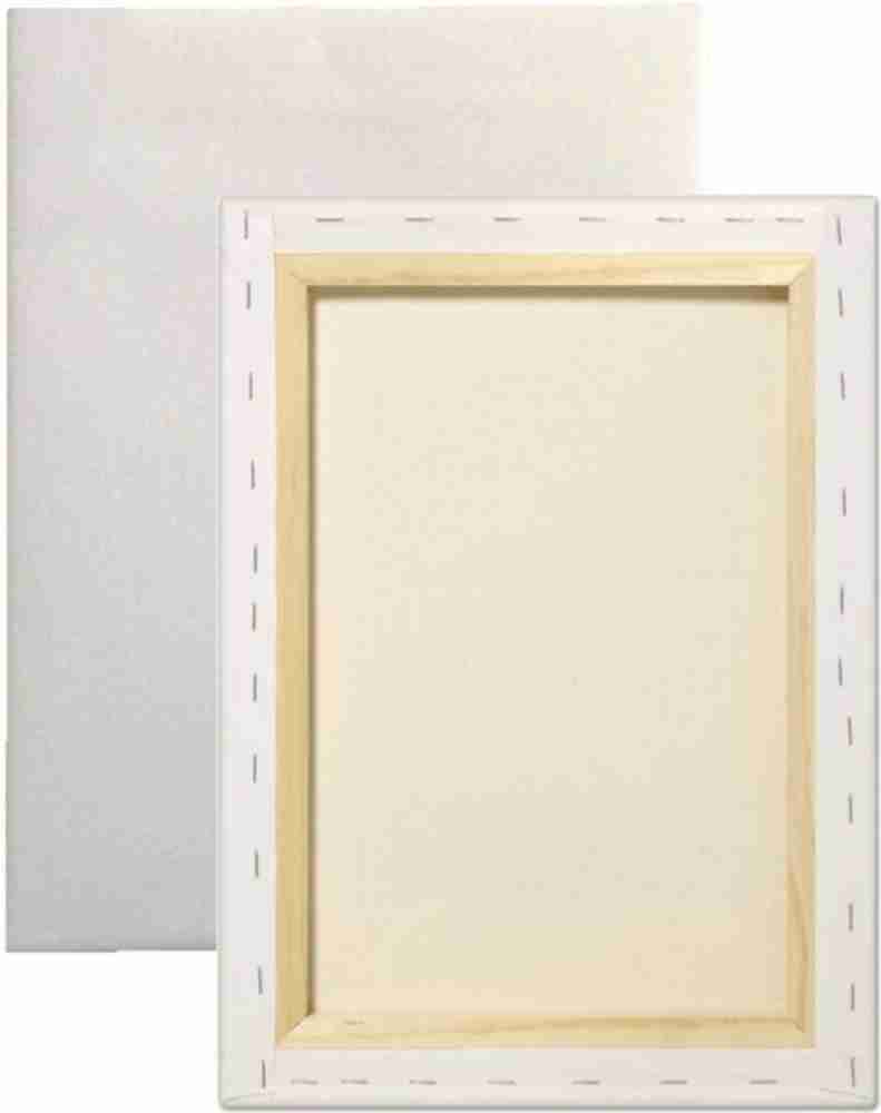 Paint Canvases, 6 Pack 12x10 Inch Square Stretched Art Board Panels White