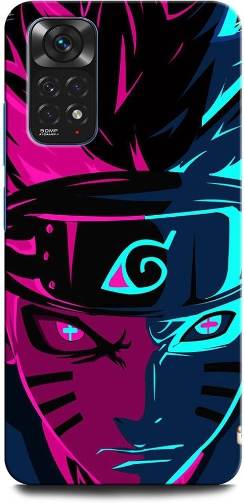 INTELLIZE Back Cover for Redmi Note 11S NARUTO ANIME NEON GOKU