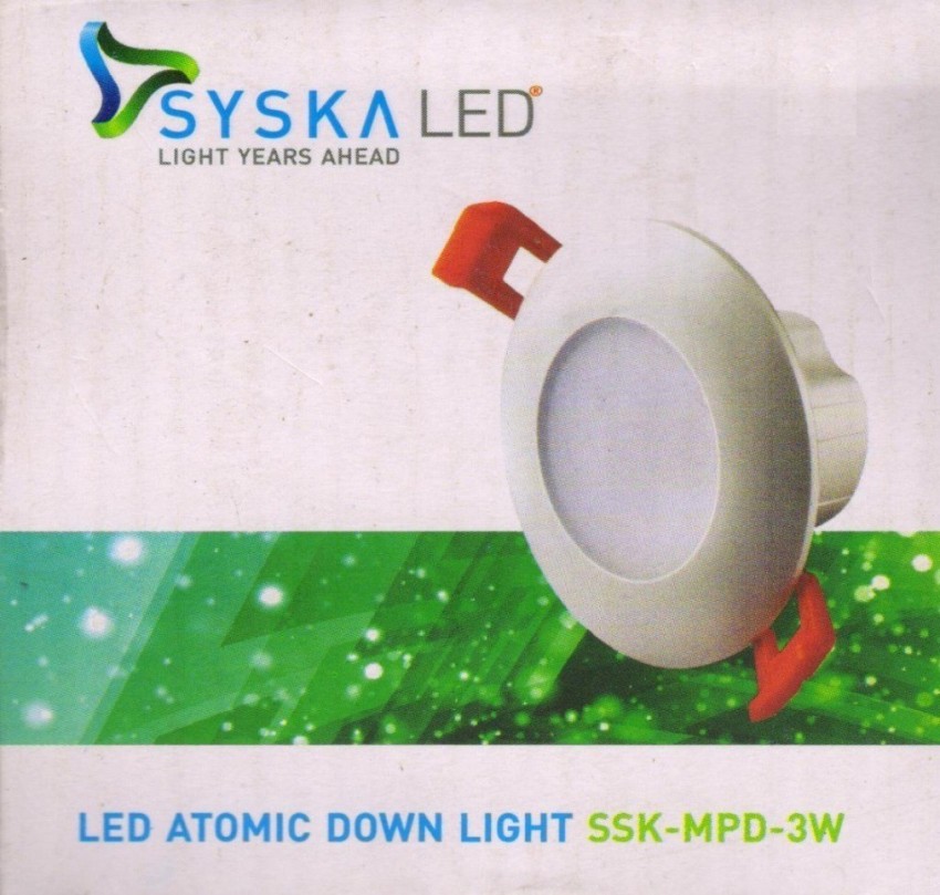 3 watt led ceiling light outlet syska