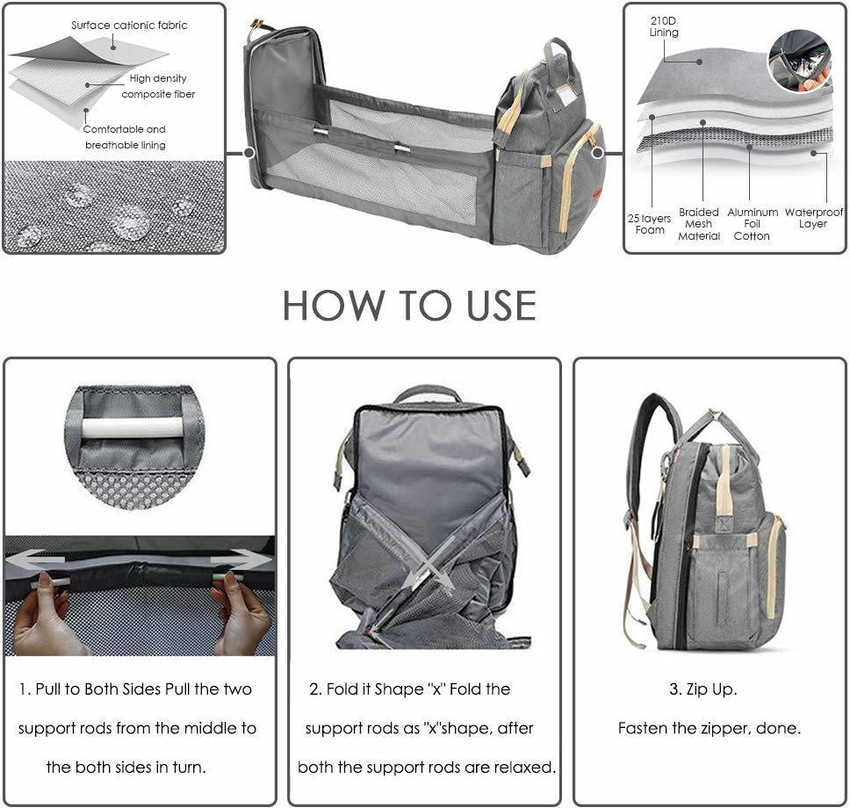 Top more than 157 diaper bag turns into best kidsdream.edu.vn