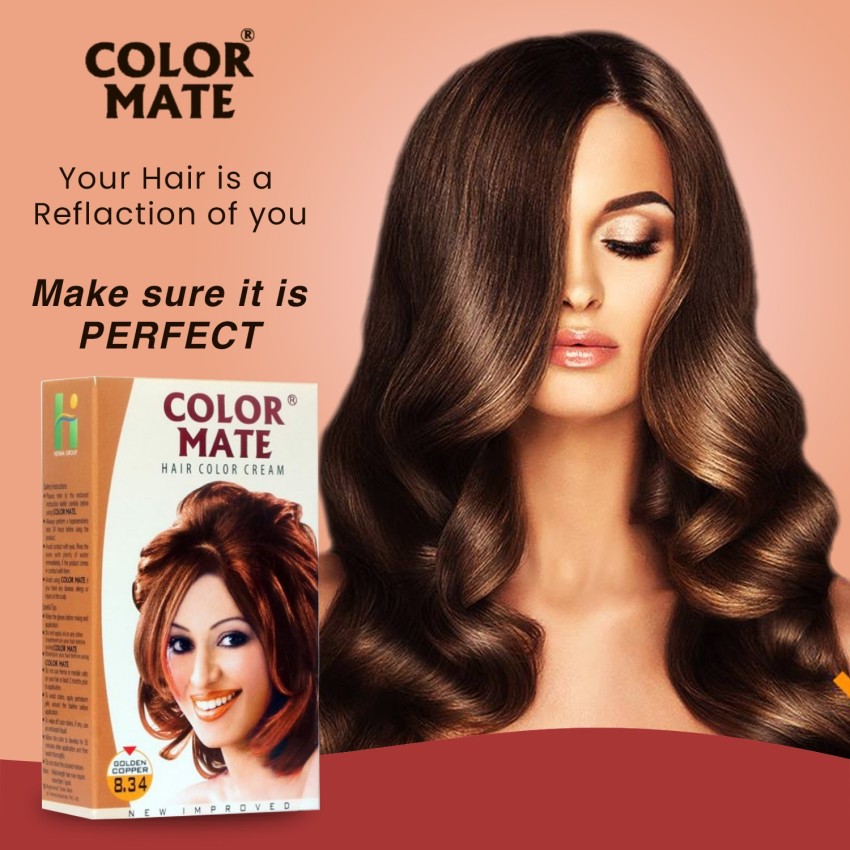 Color Mate Powder Hair Color Light Brown 97 15 g  JioMart