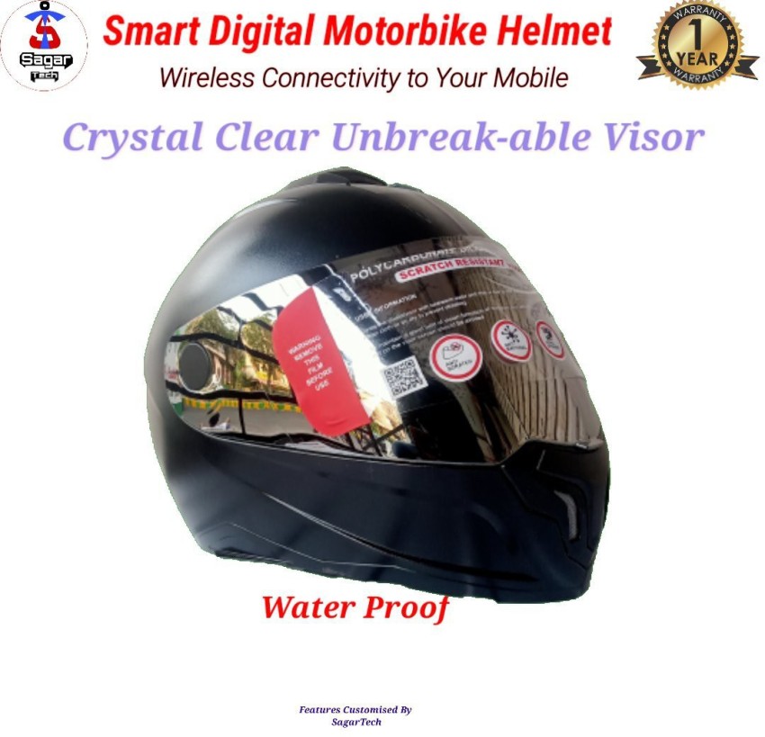 Helmet with hot sale mobile connectivity