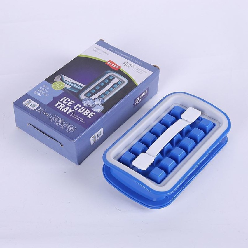 VibeX ™ Rubber Plastic Stackable Mini Ice Cube Mold Blue Silicone Ice Cube  Tray Price in India - Buy VibeX ™ Rubber Plastic Stackable Mini Ice Cube  Mold Blue Silicone Ice Cube