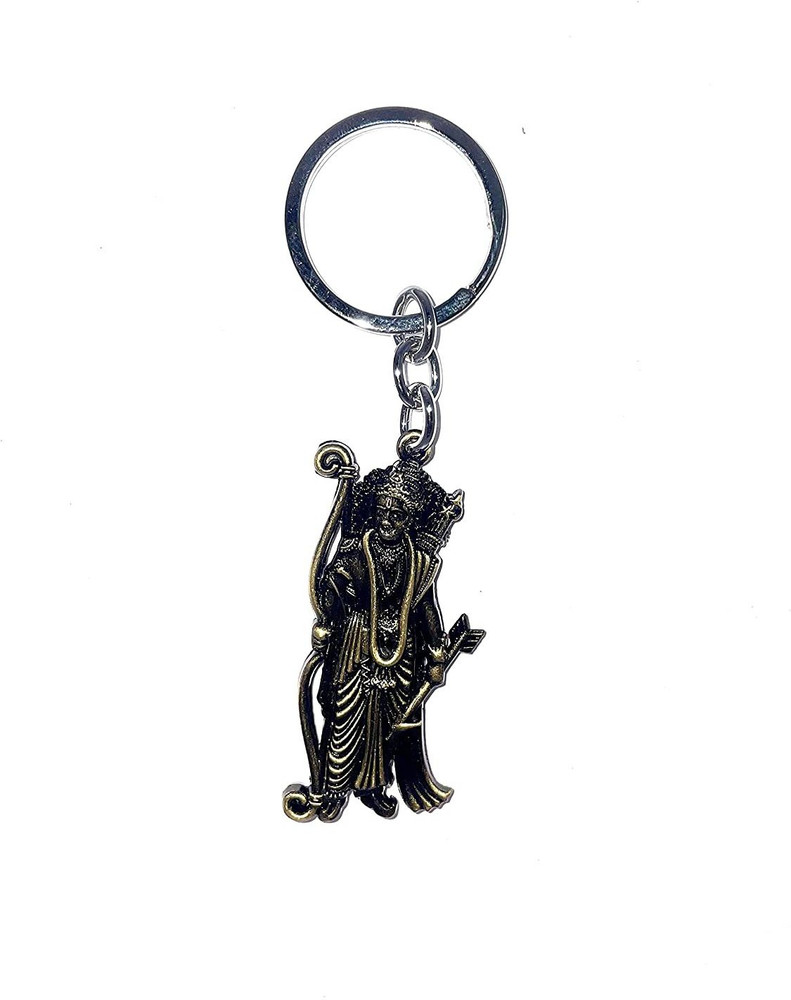 Spotlight Metal Lord Shree Ram Double side Keychain Key Chain