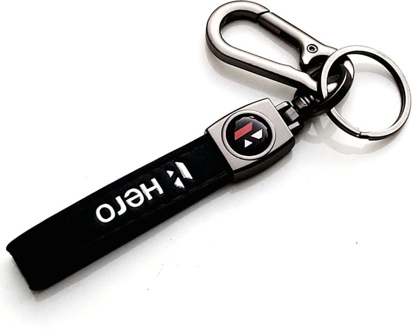 Giftana Leather Metal Keychain for Men & Women, Metal Leather Keychain Holder, Metal Key chain for Home, Keychain Key Ring For Bike Car, Valentines