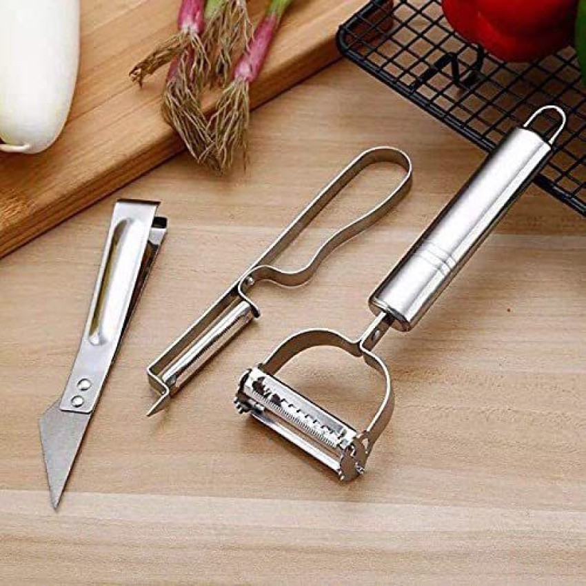 Potato, Vegetable, Apple Peelers for kitchen, Fruit, Carrot, Veggie,  Potatoes Peeler, 2 Set Y-Shaped and I-Shaped Stainless Steel Peelers, with