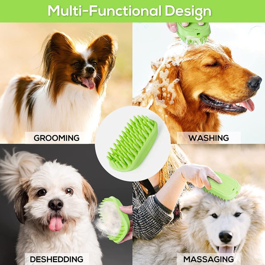 Silicone Pet Dog Cleaning Brush  Brush Dog Puppy Massage Shower