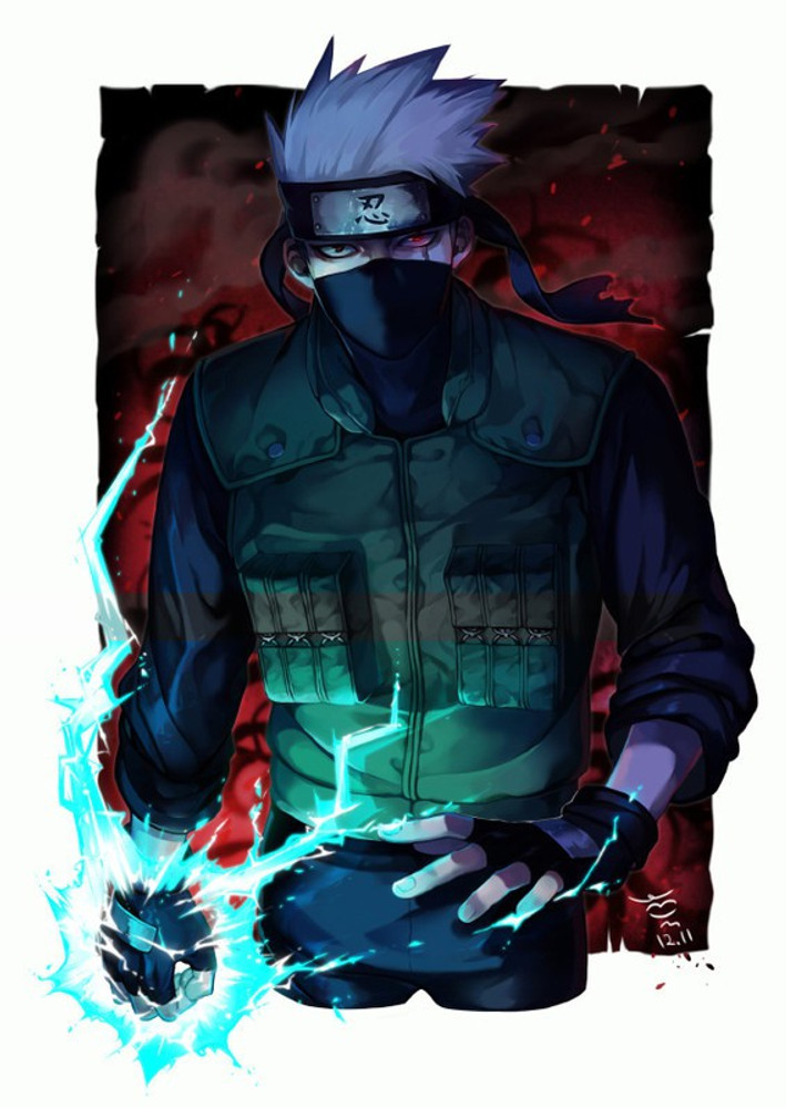 Kakashi's Face  Daily Anime Art