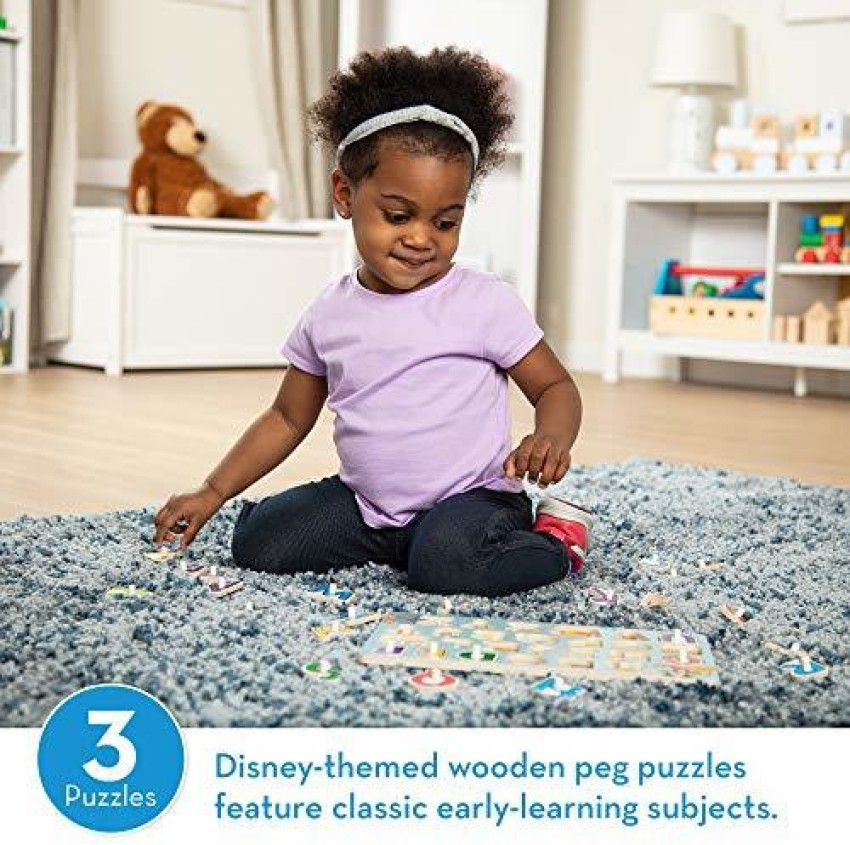 Disney wooden puzzles for hot sale toddlers