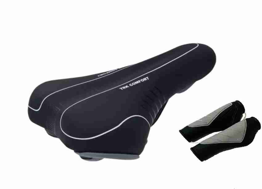 ShreNik Cycle Seat Handle Grip Combo Senior MTB Bikes Seat