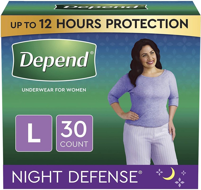Night Defense Incontinence Underwear for Women  Depend US