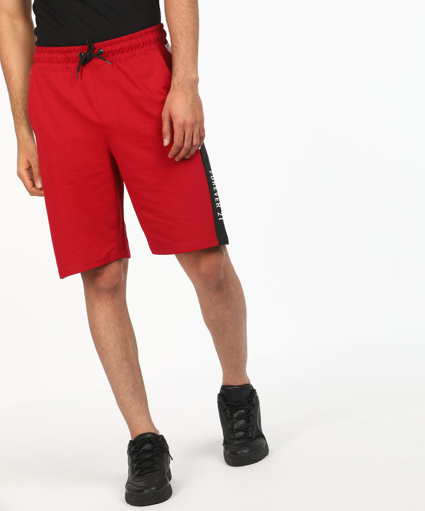Forever 21 red shorts hot sale