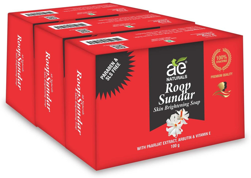 AE Naturals Roop Sundar Skin brightening Soap 100 g pack of 3
