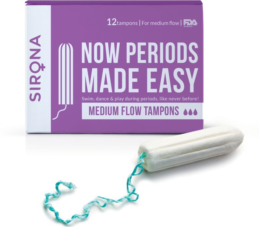 Buy Sirona Non Applicator Tampons for Super Plus Flow Online