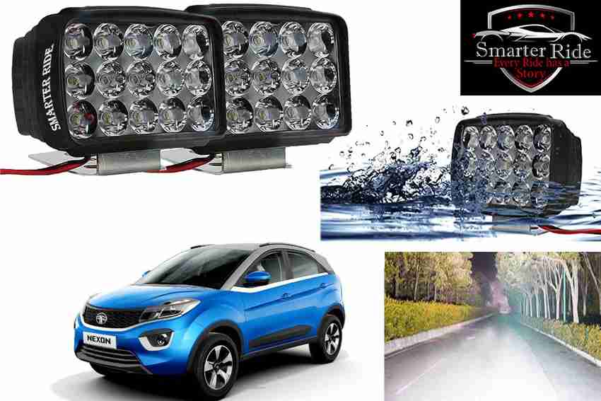 SMARTER RIDE 15 LED Fog Light High Power Fog Lamp for Tata Nexon