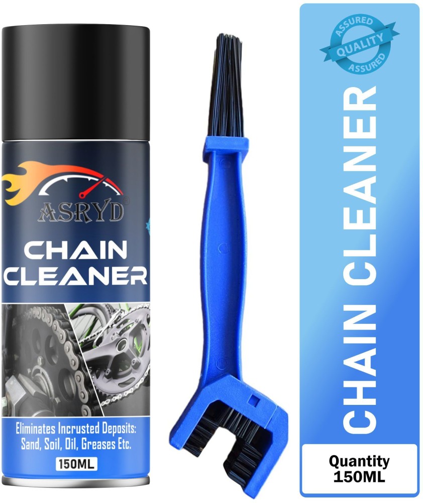 ASRYD Motorcycle Chain Cleaner Spray With Brush Bike Chain Clean Premium  Quality Chain Oil Price in India - Buy ASRYD Motorcycle Chain Cleaner Spray  With Brush Bike Chain Clean Premium Quality Chain