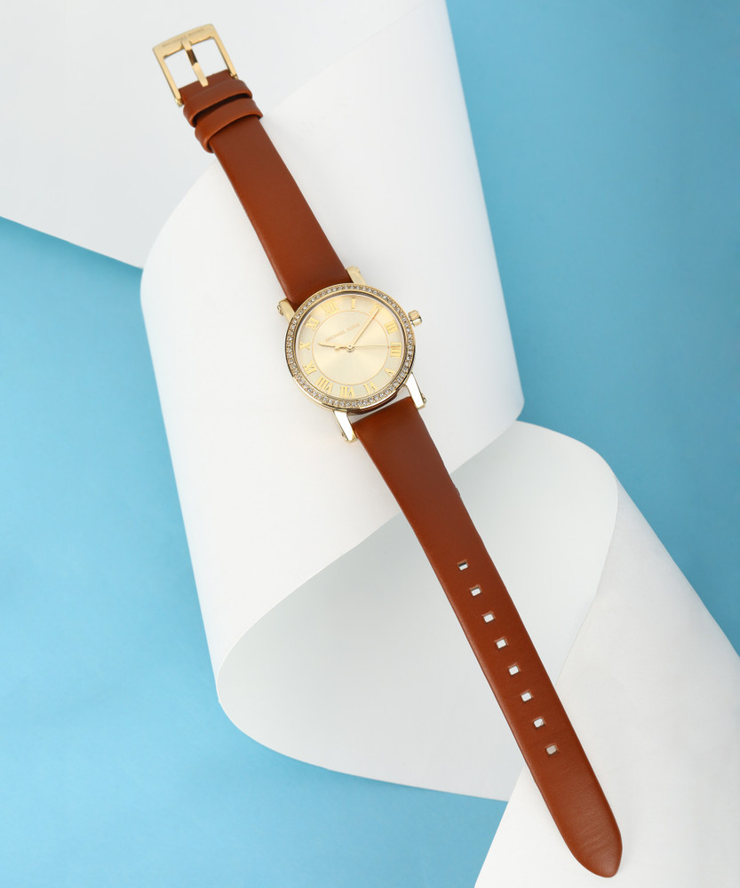 Michael kors watch women leather store