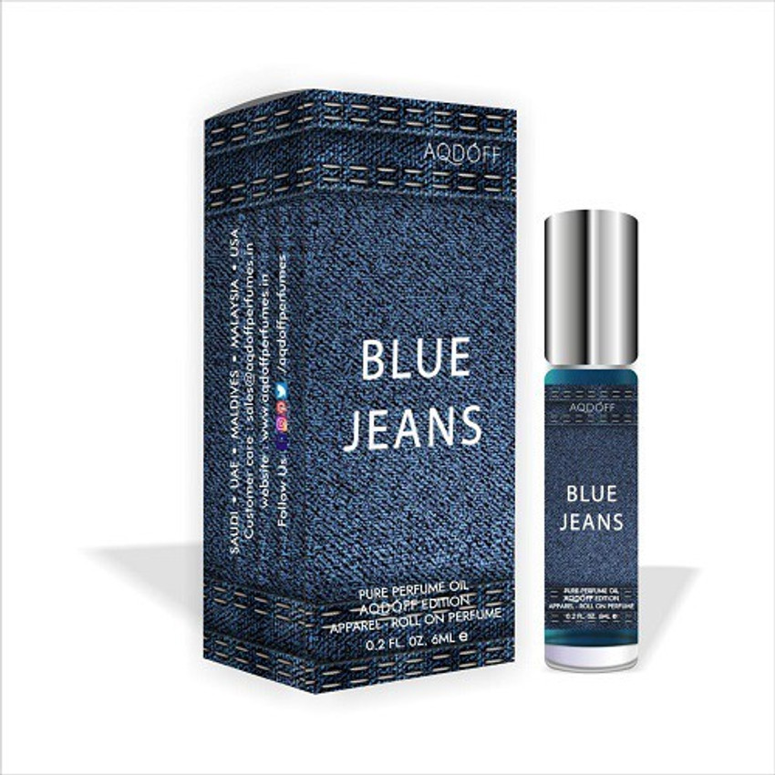 AQDOFF French Blue jeans Attar 6mlFree Attar For Unisex Perfume