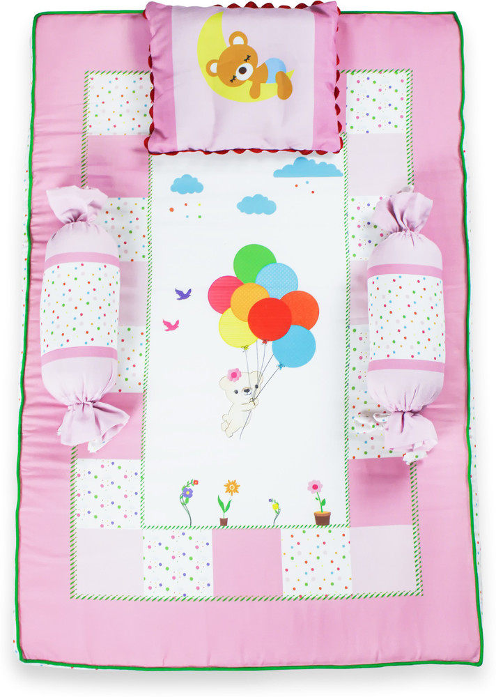 Baby gadda set hot sale with mosquito net