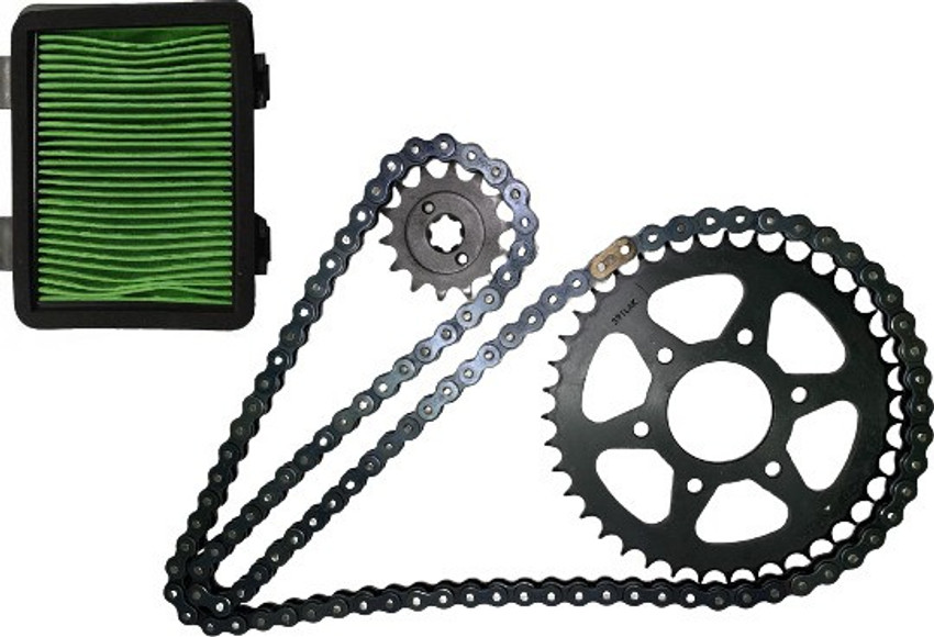 Digital Craft RC 390 CHAIN SET AND AIR FILTER 45 Teeth Sprocket