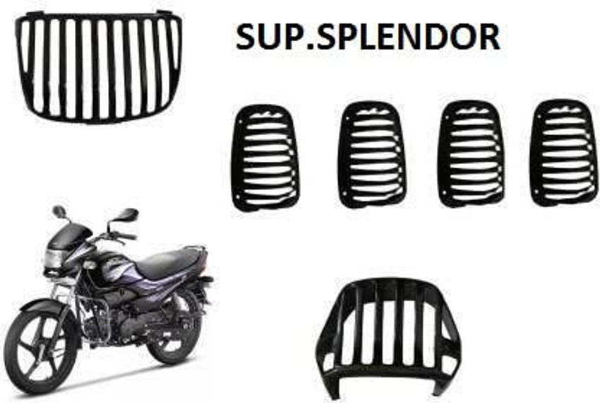 SRPHERE Super Splendor Set of 6 Headlight Backlight Indicators Covers Grill Bike Headlight Grill Price in India Buy SRPHERE Super Splendor Set of 6 Headlight Backlight Indicators Covers Grill Bike Hea...