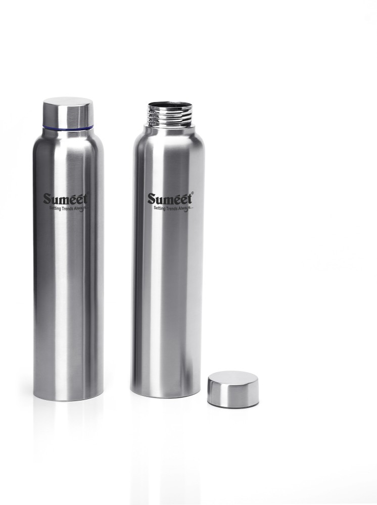 Sumeet Sleek Stainless Steel Leak-Proof Water Bottle Fridge Bottle1000ml 6  Pcs