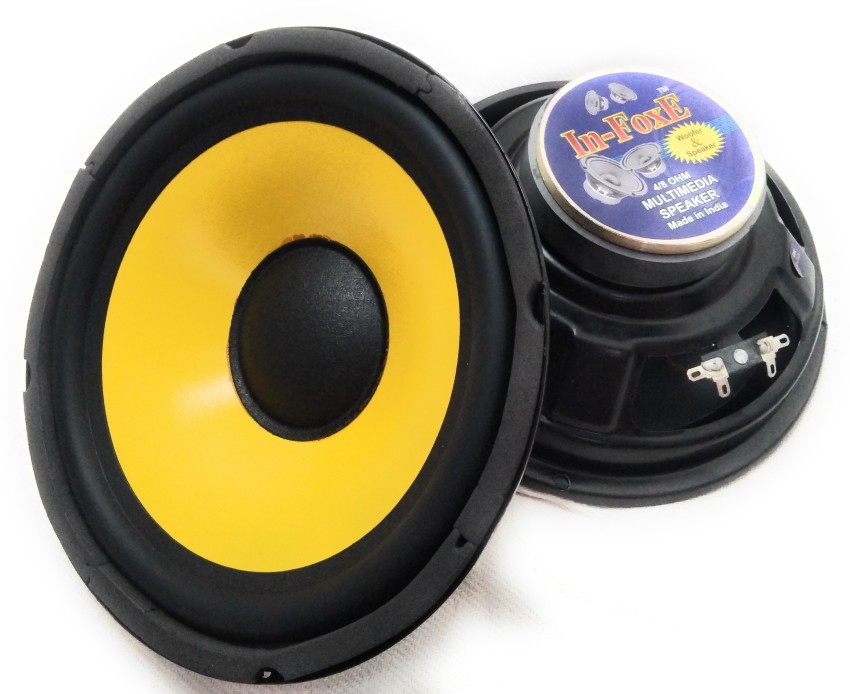 In-Foxe CarSubwoofer001new yellow ?? 8inch woofer audio speaker Subwoofer  Price in India - Buy In-Foxe CarSubwoofer001new yellow ?? 8inch woofer  audio speaker Subwoofer online at