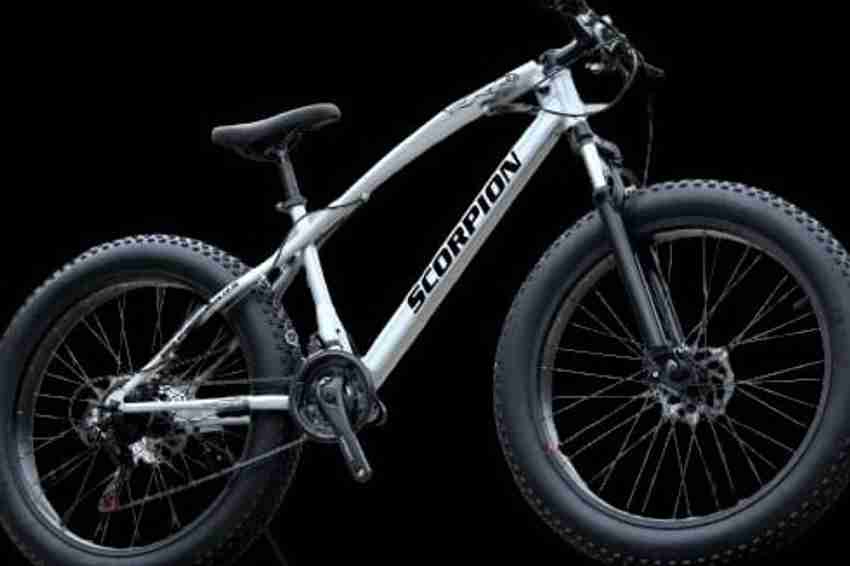 Scorpion Fat Bike 26 T Fat Tyre Cycle Price in India Buy Scorpion Fat Bike 26 T Fat Tyre Cycle online at Flipkart