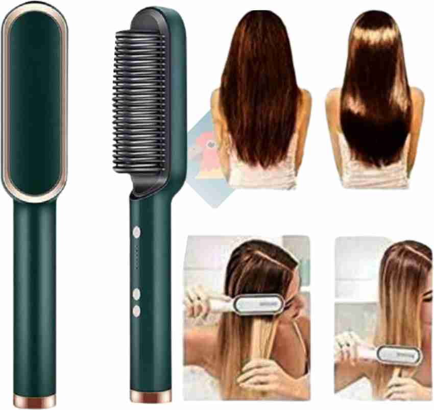 Hair straightening brush for men best sale