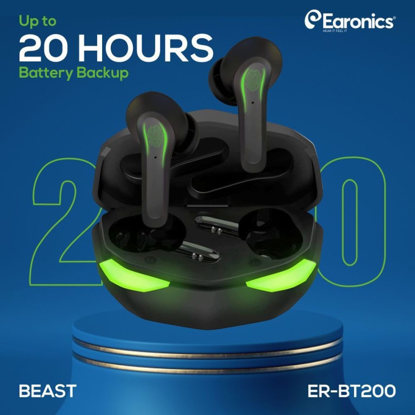 Earonics 20 hours playtime earbuds Bluetooth Headset Price in