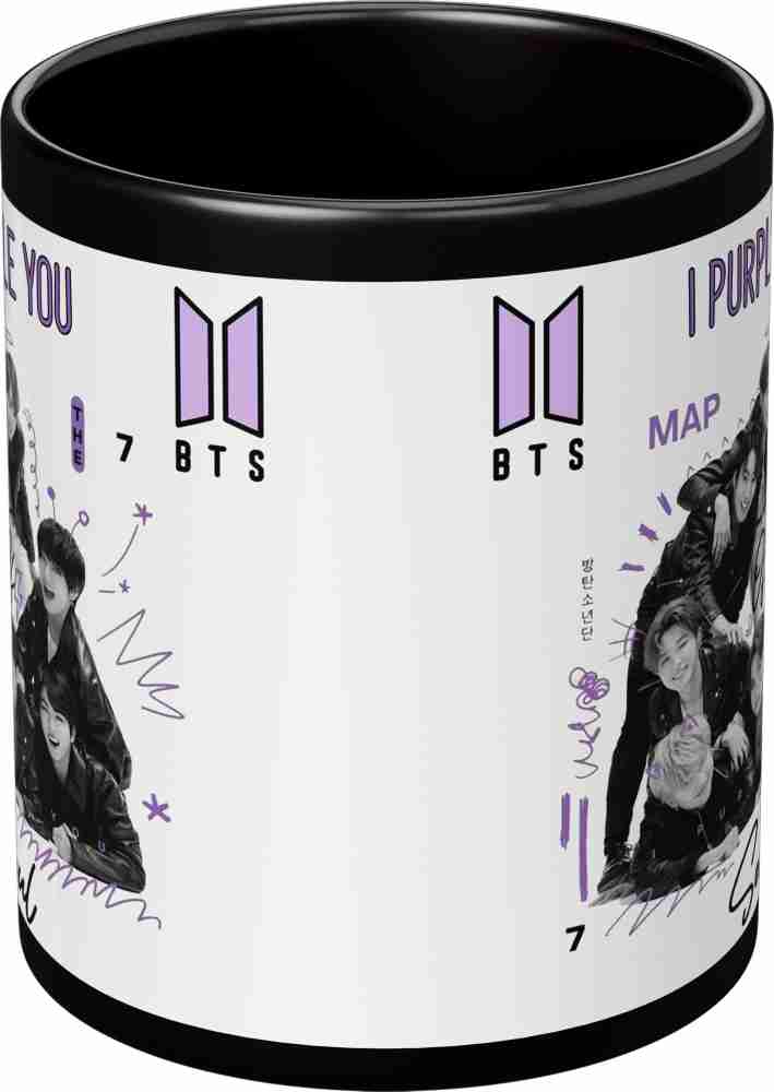 NH10 DESIGNS Bts Sipper 600ml Bts Water Bottle With Cup Gift For Girl BTS-80  Ceramic Coffee Mug Price in India - Buy NH10 DESIGNS Bts Sipper 600ml Bts  Water Bottle With Cup