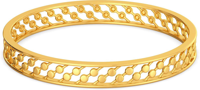Melorra Allure of Gold Gold Bangles Yellow Gold 18kt Bangle Price in India Buy Melorra Allure of Gold Gold Bangles Yellow Gold 18kt Bangle online at Flipkart