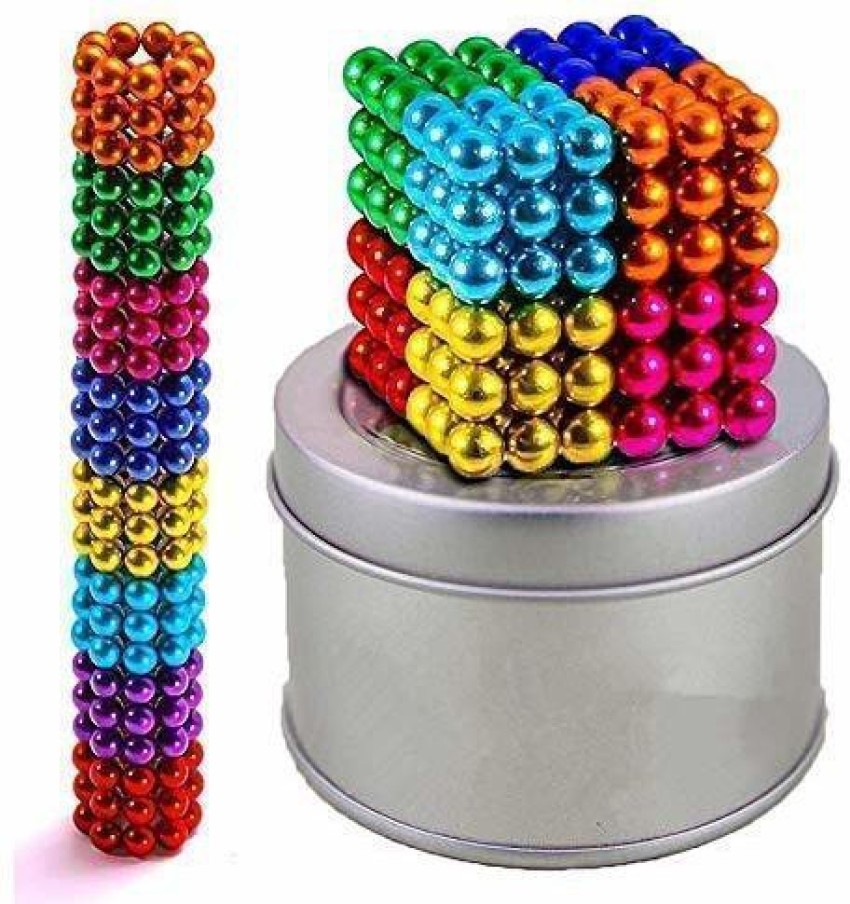 Magnetic balls store building blocks