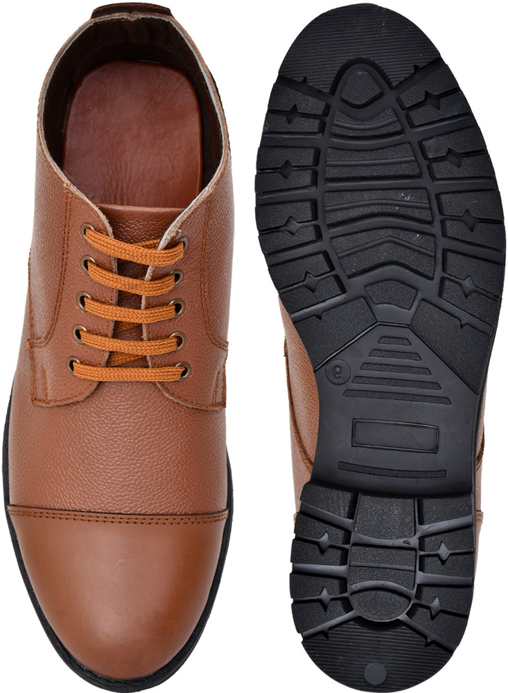 Warnex Zx Genuine Leather Police And Casual Shoes For Men Lace Up For Men -  Buy Warnex Zx Genuine Leather Police And Casual Shoes For Men Lace Up For  Men Online at
