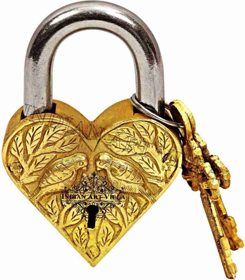 Handcrafted Brass Hearts Decorative Object