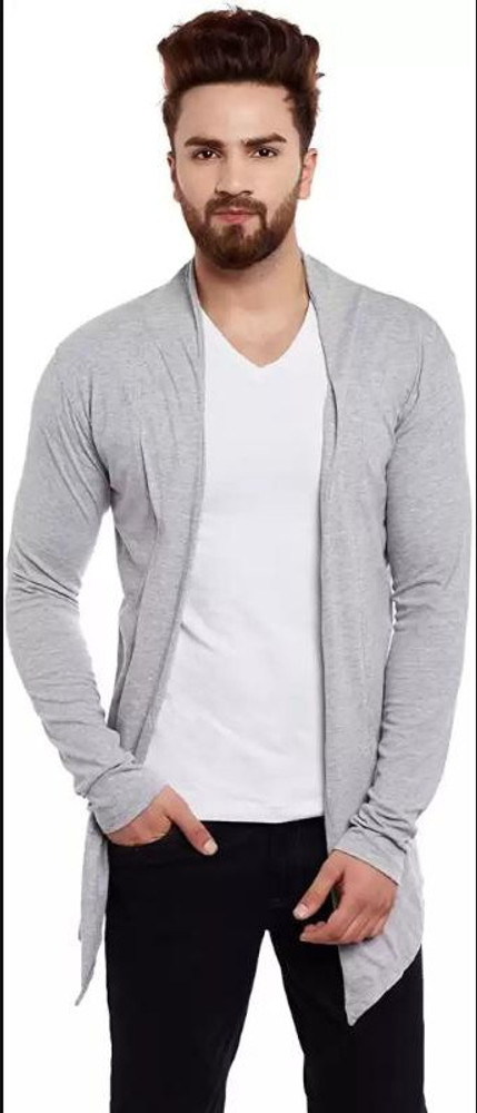Long grey shrug on sale