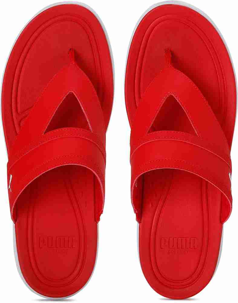 Puma flip clearance flops red