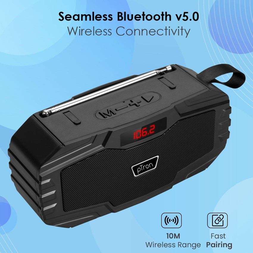 Ptron bluetooth speaker flipkart 2025